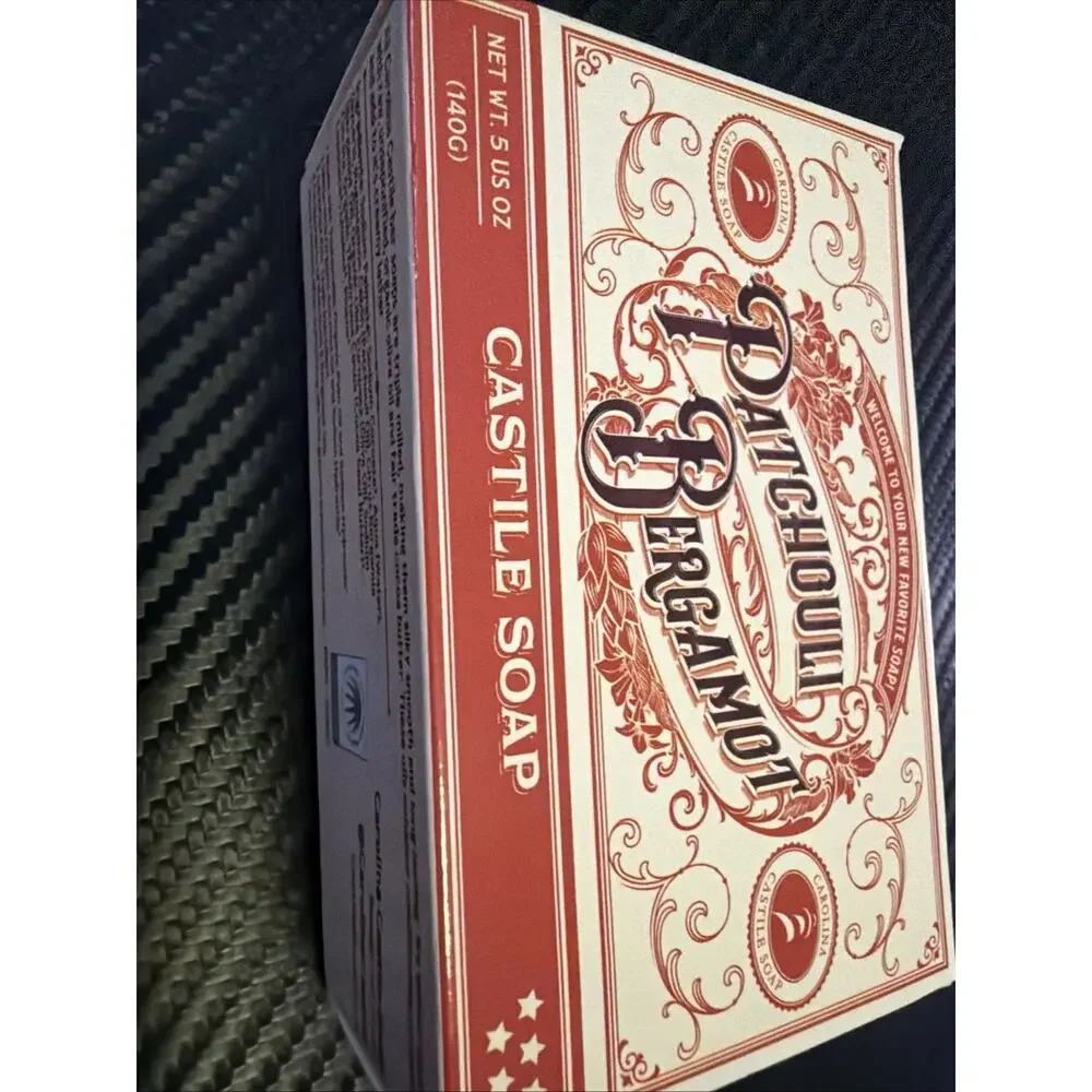 Carolina Castile Soap Patchouli Bergamot Scented - Certified Organic 5 oz. Bar